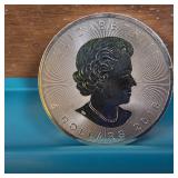 2018 Canadian $5 Silver Maple Leaf :: 1 Troy oz .9999 pure silver bullion