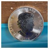 2018 1 oz $5 Canadian Silver Wolf :: 1 Troy oz of .9999 fine silver :: 1 of four part series