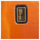 GOLD BAR :: 1 gram .9999 Pure Gold :: Certified Assay :: Valcambi Suisse