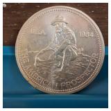 Bright Uncirculated 1984 ENGELHARD 1 oz .999 Bullion :: Prospector ::