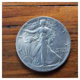 1939-1947 Walking Liberty Half Dollar Sequential Collection of NICE condition 90% Silver (9 coins)