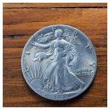 1939-1947 Walking Liberty Half Dollar Sequential Collection of NICE condition 90% Silver (9 coins)