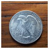 1939-1947 Walking Liberty Half Dollar Sequential Collection of NICE condition 90% Silver (9 coins)