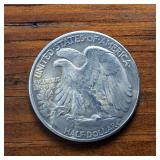 1933-1939 Walking Liberty Half Dollar Sequential Collection of NICE condition 90% Silver (6 coins)