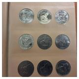 Dansco Eisenhower Dollars Complete Collection in Album :: Including 10 special 40% silver-clad coins