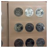 Dansco Eisenhower Dollars Complete Collection in Album :: Including 10 special 40% silver-clad coins