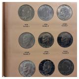 Dansco Eisenhower Dollars Complete Collection in Album :: Including 10 special 40% silver-clad coins