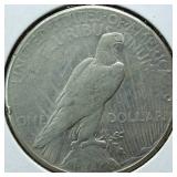 1923-S Peace Dollar 90% Silver, 26.73 grams :: Circulated :0.77344 troy ounces silver :: Nice!