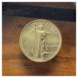 2004 USA ¼ oz $10 Gold Eagle Coin :: .9167 fine gold (22k) :: highly desirable investment!