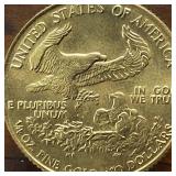 2004 USA ¼ oz $10 Gold Eagle Coin :: .9167 fine gold (22k) :: highly desirable investment!