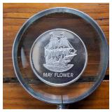 Silver Bullion Coin (BU) .999 Fine Silver :: California Mint ::  World Trade Unit :: May Flower
