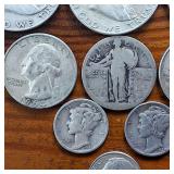Super Combo Silver!  3 Walking Liberties, 3 Ben Franklins, 3 Quarters, & 3 silver dimes!