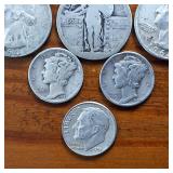 Super Combo Silver!  3 Walking Liberties, 3 Ben Franklins, 3 Quarters, & 3 silver dimes!