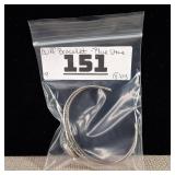 Cuff bracelet - Large blue Focal Lapis Lazuli stone - 18.6g 925 - Sterling Silver  Nice!