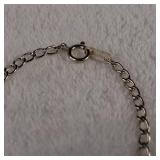Silver chain bracelet - 7.25inch - 3.2g