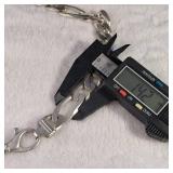 Heavy BLING! - HUGE Vintage Italian Silver Figaro Necklace - AGI :: 139.2g