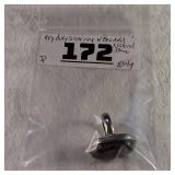 Very Heavy Duty Sterling Ring with Stunning large natural stone - It