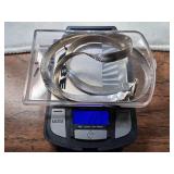 Herringbone Flat Silver Chain Necklace - 7mm - HCT - 925  18+ inches - 22.5g