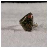 Size 7 Unakite Ring  4.2g