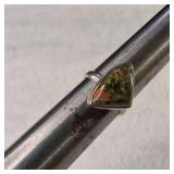 Size 7 Unakite Ring  4.2g