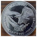 Bright Uncirculated 1984 ENGELHARD 1 oz .999 Bullion :: The American Prospector Fine Silver