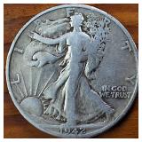 Lot of 4: 1941-44 Walking Liberty Half Dollars :: Circulated 90% Silver :: 4 coin sequential series
