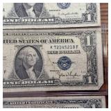Lot of 3 Notes:  Series 1957A 1957D 1957D :: $1 Silver Certificates in circulated condition, Blue Seal