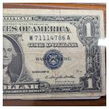 Lot of 3 Silver Certificates:  Series 1957 1957A 1957B :: Blue Seals : One Crisp, one high #