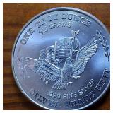 1981 Vintage 1 Troy oz: 99.9% Fine Silver :: US Assay Office :: U.S. Strategic Stockpile : 31.1 gr.