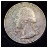 HUGE LOT! Nice Wooden Display case: 90% Silver Mercury Dimes(25) & 90% Silver Quarters(13)