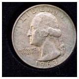 HUGE LOT! Nice Wooden Display case: 90% Silver Mercury Dimes(25) & 90% Silver Quarters(13)