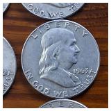 Lot of 9: TRIFECTA! Nice Franklin Half Dollars  3 Sequential Sets from 1961 to 1963 :: WOW!