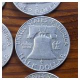 Lot of 9: TRIFECTA! Nice Franklin Half Dollars  3 Sequential Sets from 1961 to 1963 :: WOW!