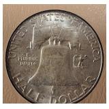 Dansco Ben Franklin Half Dollar COMPLETE Collection in Album :: 1948-1963 Verified :: 90% silver