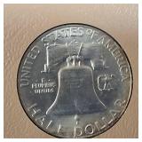 Dansco Ben Franklin Half Dollar COMPLETE Collection in Album :: 1948-1963 Verified :: 90% silver