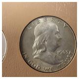 Dansco Ben Franklin Half Dollar COMPLETE Collection in Album :: 1948-1963 Verified :: 90% silver