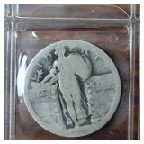 Lot of 6: Very Old 90% Standing Libertty Quarters (various years) $1.5 face value