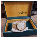 Vintage 14K Gold Rolex Oyster Perpetual Watch (Authenticated) :: 14K Gold Watchband, 16 mm