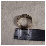 925 Size 12 - 7mm wide - Silver Band Ring - Some signs of wear -  6.82g