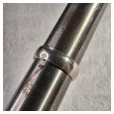 925 Size 12 - 7mm wide - Silver Band Ring - Some signs of wear -  6.82g