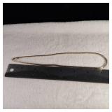 925 - Omega Flat Chain Necklace - 5mm - Approx 15 inch  19.9g