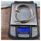 925 - Omega Flat Chain Necklace - 5mm - Approx 15 inch  19.9g