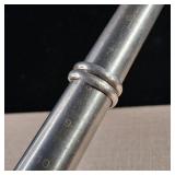 Turkish Made - Sterling Silver - Large Ball Ring - Sz 7.75 - 8 +/-  Adjustable - 8.5g