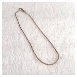 925 Sterling Silver - Italy - Rope Chain - 9 inch bracelet - 1.7g