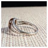 Tiger Eye! - Sterling Silver Ring - Size 9.5 - 2.5g