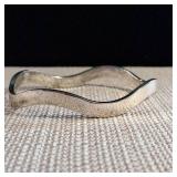 Wave - Hinged - Sterling Silver Bracelet/ Bangle - 6mm - Mexico - 24.1g