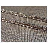 Stunning - Margarita Style - Italy - Super Long 30 Inch Chain Necklace! .925 - Sterling Silver  41.6g