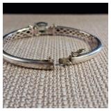 LARGE - Silver Bracelet or Arm Cuff - .925 - Sterling Silver - Mexico - 46.5g