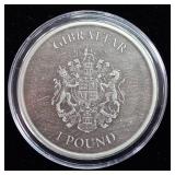 Scottsdale Mint :: 2022 .999 Fine Silver Bullion :: 1 Troy oz .999 Silver Gibraltar Lady Justice