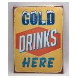 Canvas Sign – Cold Drinks Here